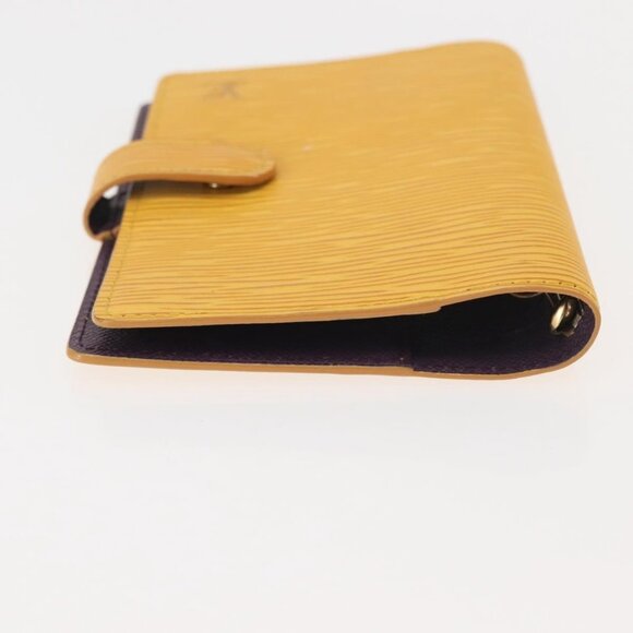 LOUIS VUITTON Epi Agenda PM Day Planner Cover Yellow R20059 LV Auth 146025 - Picture 4 of 16